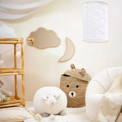 RATTAN MIRROR