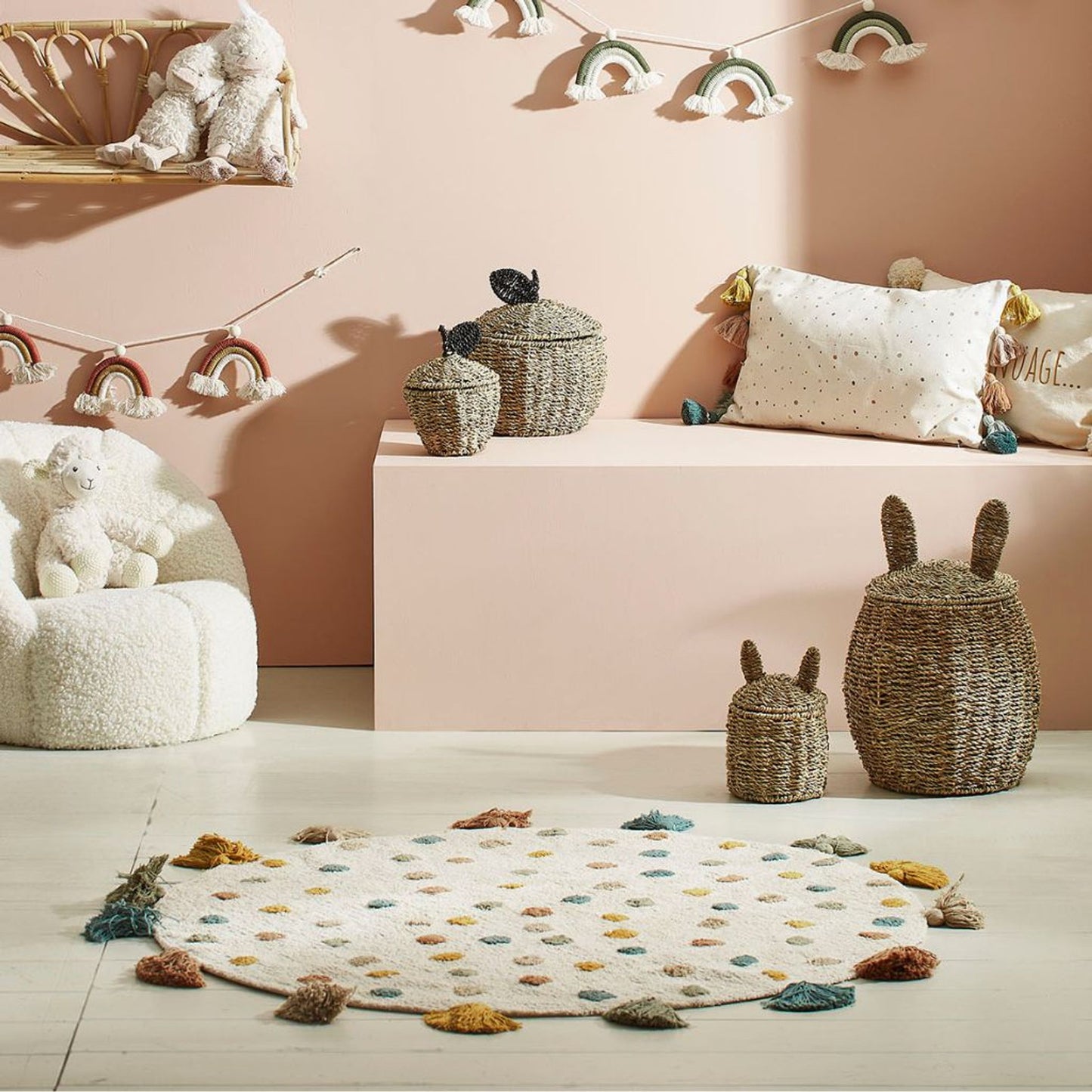 POLKA DOT CUSHION